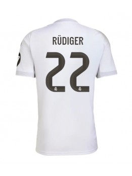 Billige Real Madrid Antonio Rudiger #22 Hjemmedrakt 2025-26 Kortermet